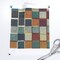 Retro Geometric Orange Gray Grid Squares Checkered Rust Checks Bauhaus Custom Printed Fabric by Spoonflower Various Fabrics by the Yard or Fat Quarter